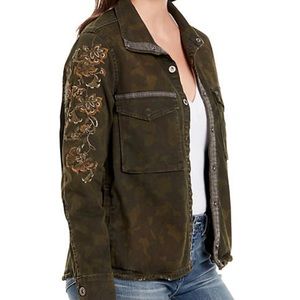 Vintage America Blues Olive Camo Carmen Shirt Jack